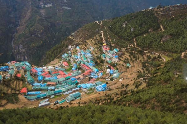 Namche Bazaar, A Popular Sherpa Village in Everest Region