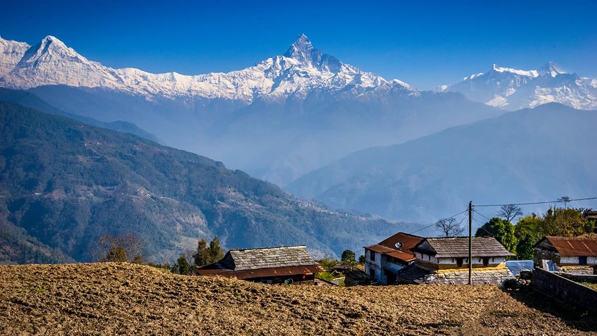 Annapurna Range and Mt. Fishtail