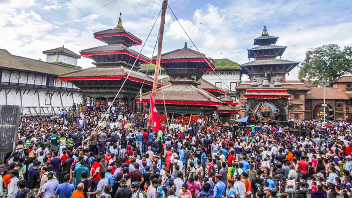 Indra Jatra festival in Nepal