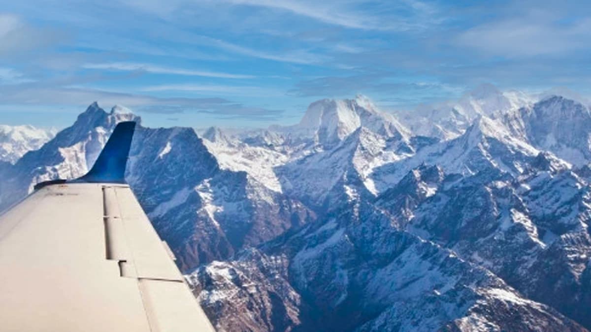 Mountain Flight in Nepal