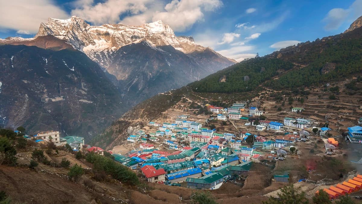 Namche Bazaar, A Popular Sherpa Village in Everest Region