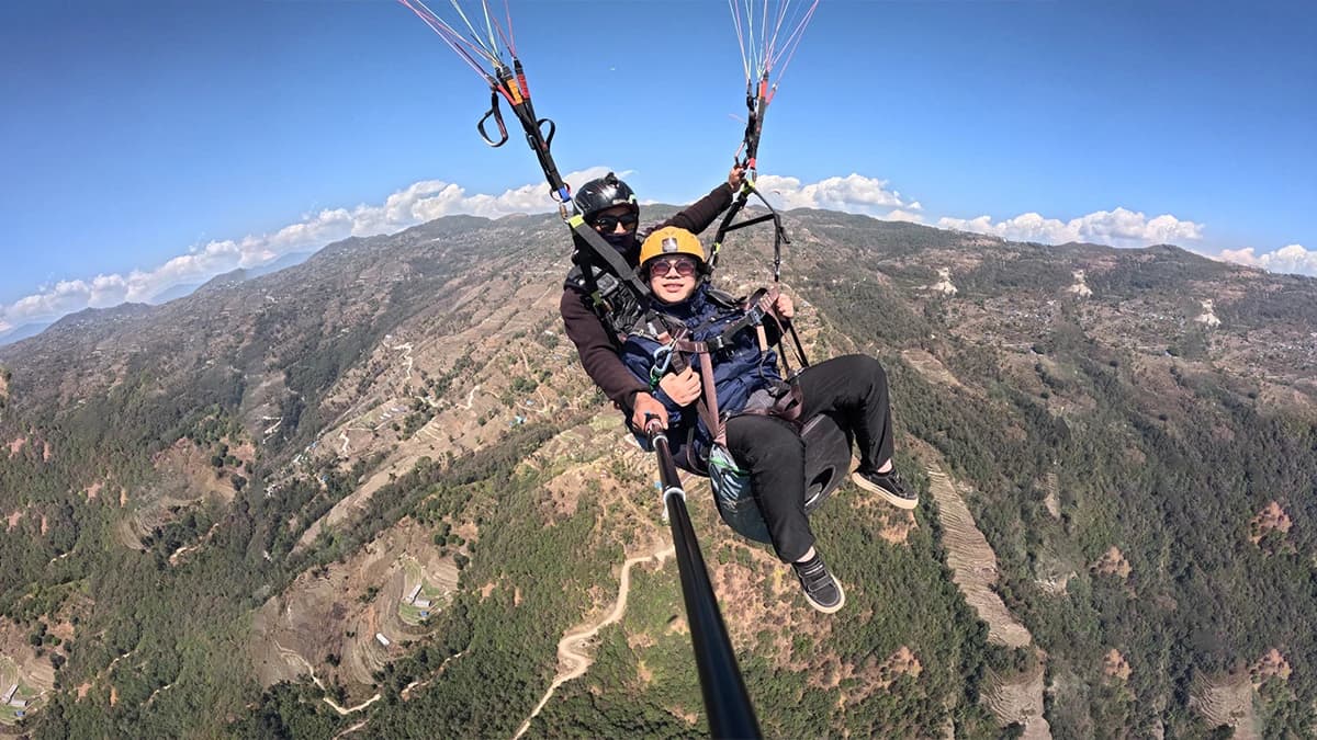 Paragliding In Nepal