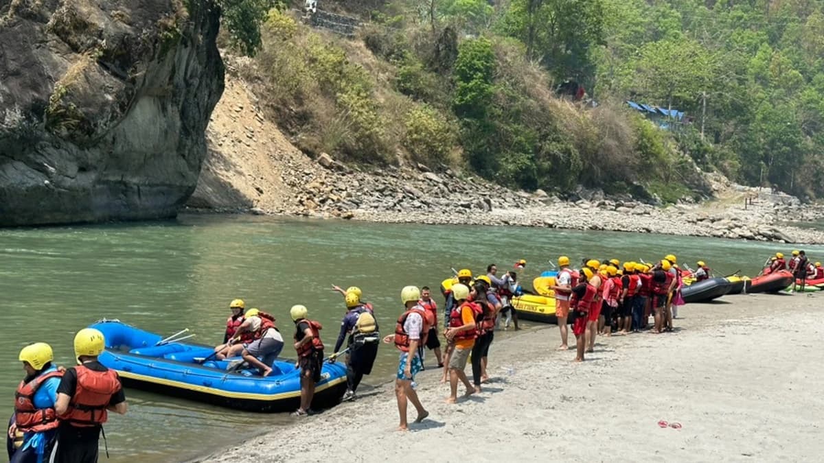 Rafting in Nepal