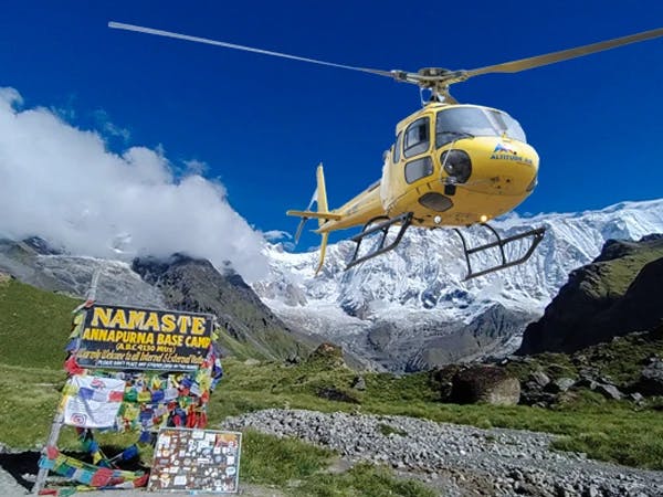 Annapurna Base Camp Trek with a Helicopter Return