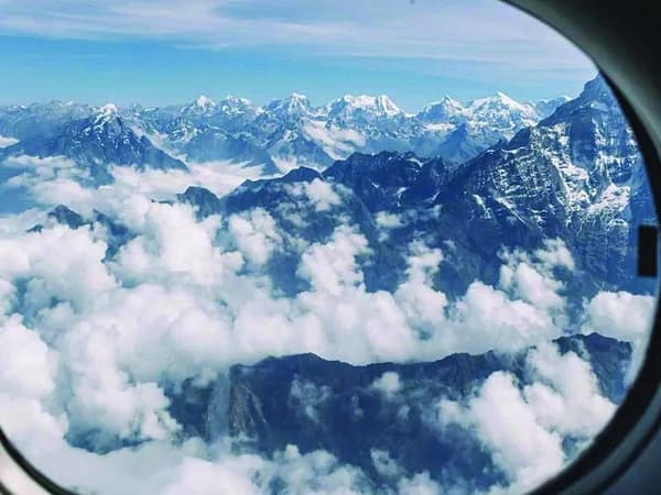 Mountain Flight in Nepal