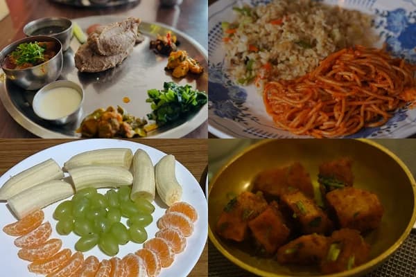 Food and drink options during trekking in Nepal