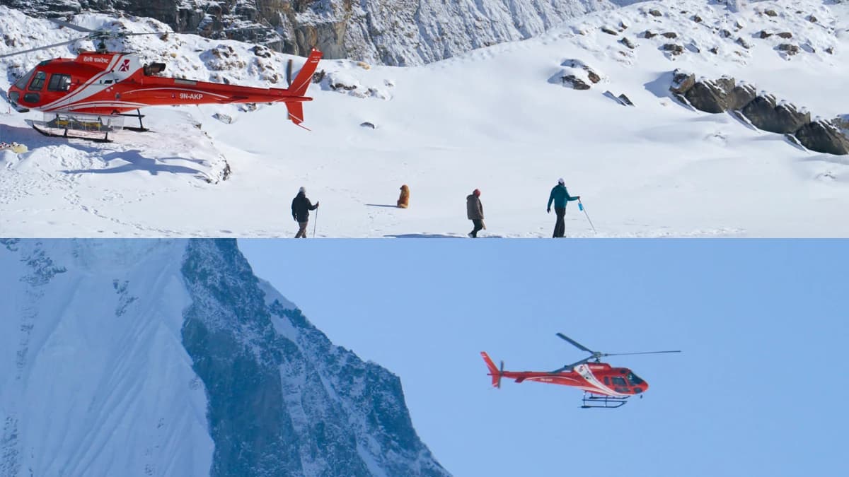 Annapurna Base Camp Trek with a Helicopter Return 2026