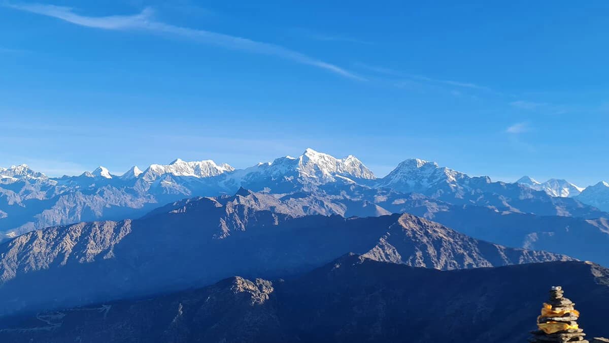 Hilly Ranges View From Pikey Peak