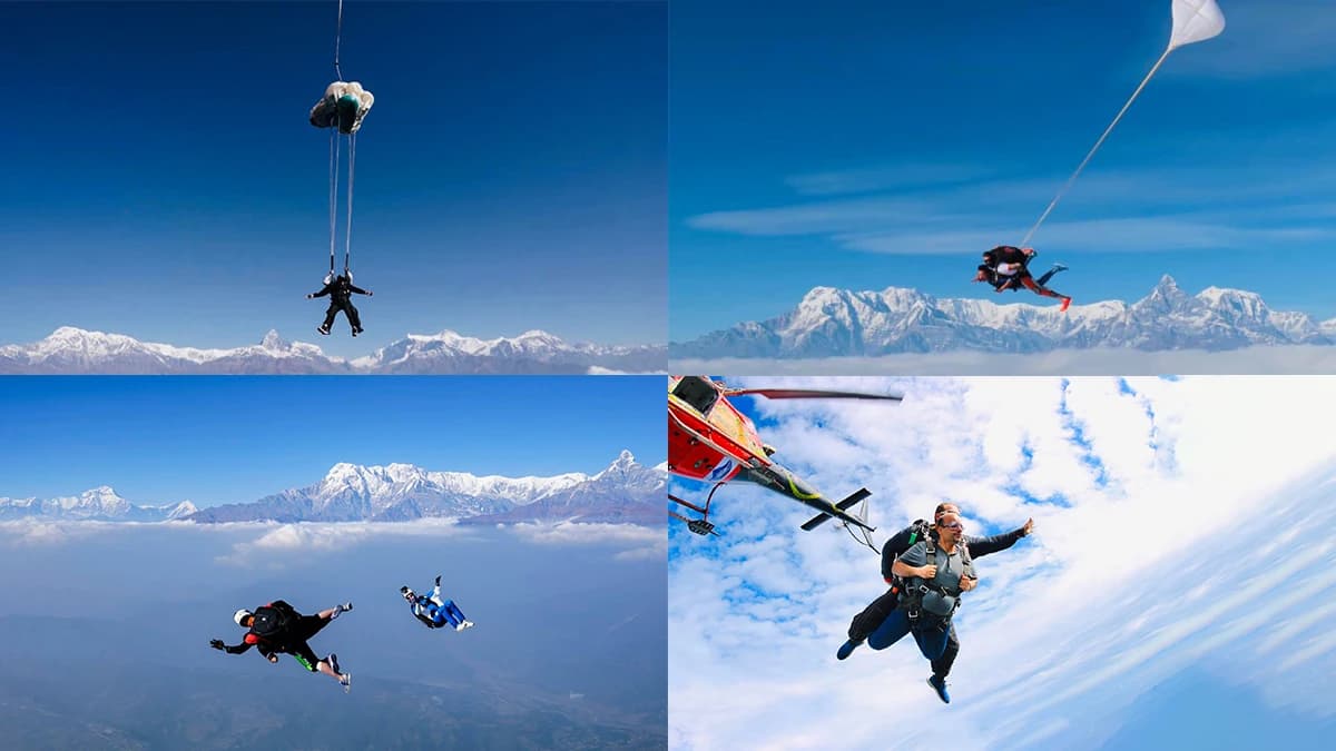 Pokhara skydive