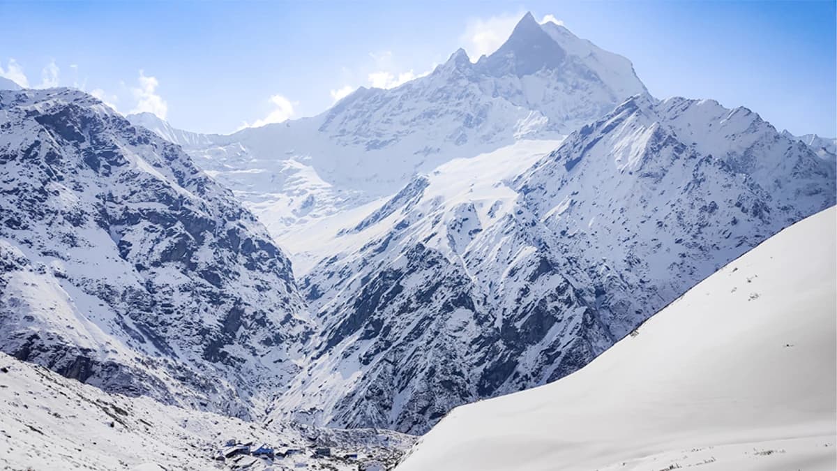 Annapurna Base Camp Trek with a Helicopter Return 2026
