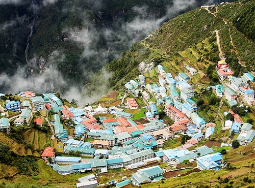 Namche Bazaar, A Popular Sherpa Capital in Everet Region